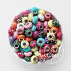 UV Tire Resin Large Hole Beads,Rondelle Beads,DIY Beadable Pen